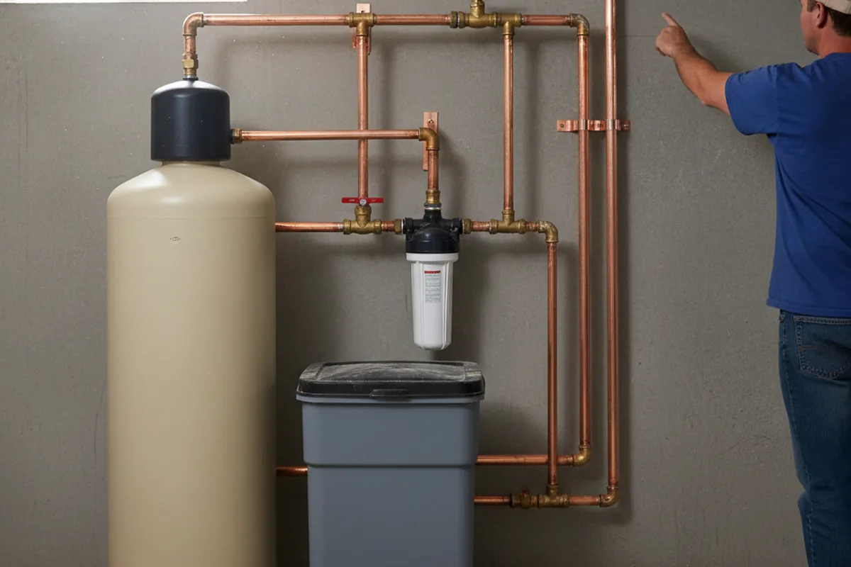 Whole-house water treatment system installed in Orange